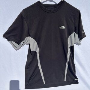 The North Face Men’s Black and grey Performance Tee with Gray Panels size small